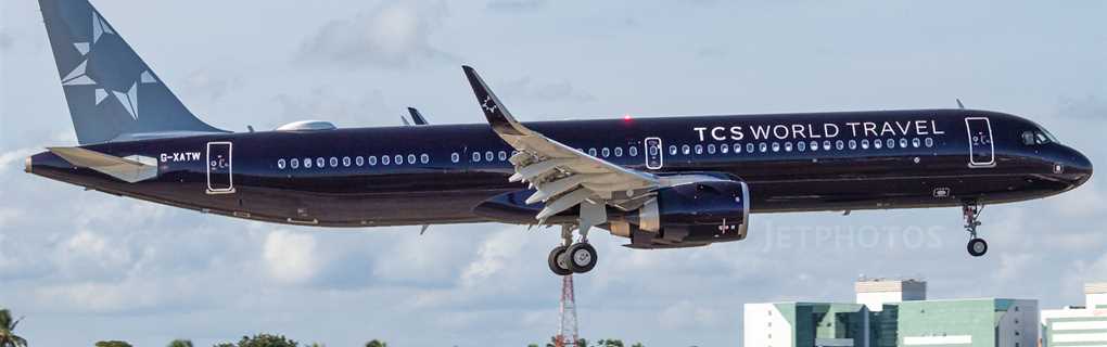 TCS World Travel jet